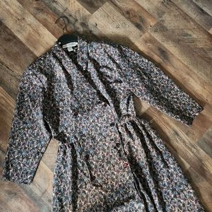 Vintage Women Talbot Button-down Dress. Made in France